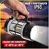 Кемпинговый фонарь-лампа Camping lantern F 910B (зарядка USB и солнечные батареи, 5 режимов работы, функция, фото 4