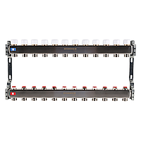 Коллектор Rommer с запорными клапанами, 12 выходов