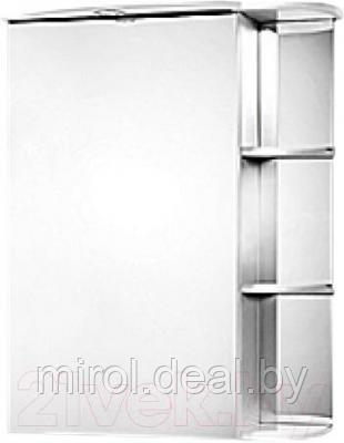 Шкаф с зеркалом для ванной Акваль Милана 65 / АМ.04.65.00.L - фото 1 - id-p222690763