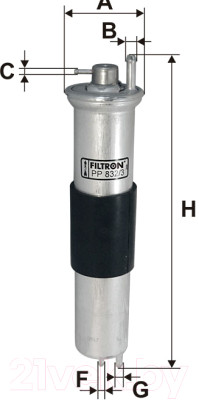 Топливный фильтр Filtron PP832/3 - фото 1 - id-p222691683