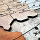 Деревянная карта Беларуси на оргстекле двухслойная (области и районы) №20 (размер 140*120 см), фото 5