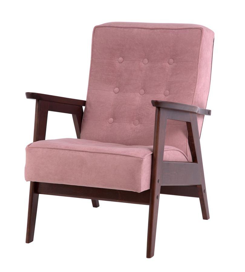 Кресло РЕТРО (темный тон / RS 12 - розовый) - фото 1 - id-p85124822