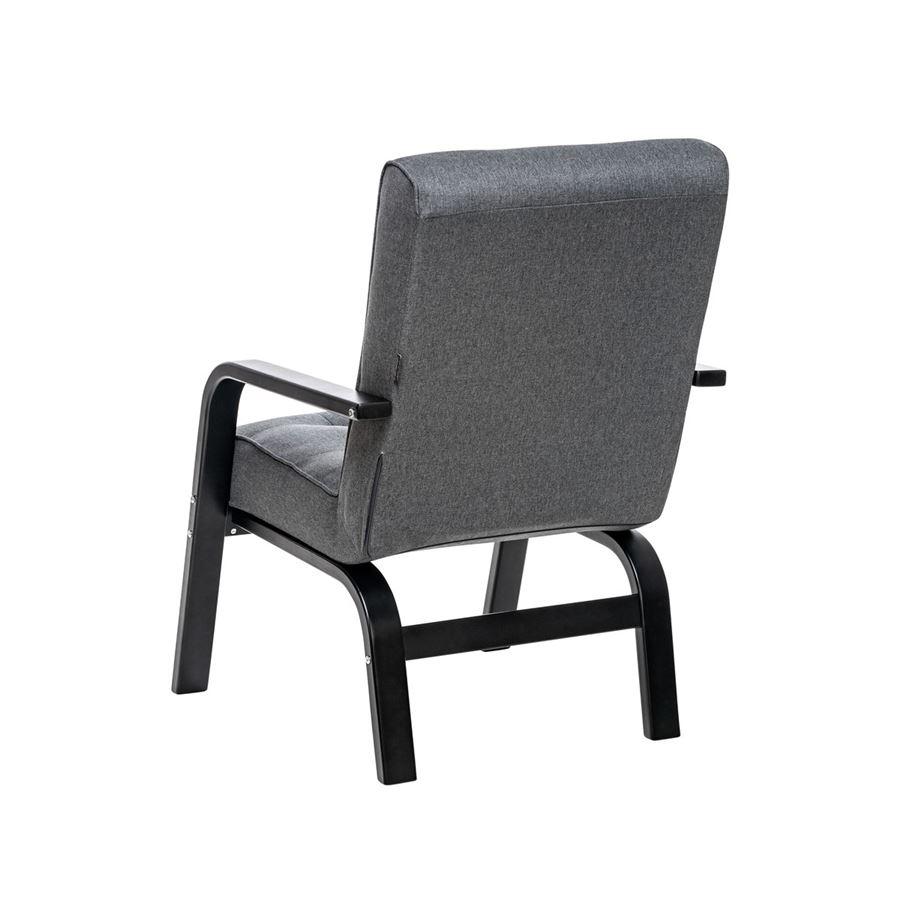 Кресло Модена (Венге/ткань Малмо 95/кант Малмо 95) - фото 4 - id-p83934702