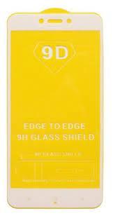 Защитное стекло 9D (дополнительное самоклеющееся) на экран Xiaomi Redmi 4X Белое - фото 1 - id-p91506962