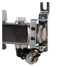 Коллектор Rommer с клапаном вып. воздуха и сливом, 3 выхода, фото 3