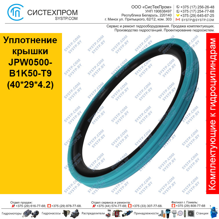 Уплотнение крышки JPW0500-B1K50-T9(40*29*4.2)