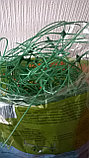Шпалерная (садовая) сетка ячейка 150х130мм рулон 1,7х500м, темно зеленая, фото 7
