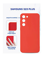 Чехол- накладка для Samsung Galaxy S23 Plus / S23+ SM-S916 (копия) Silicone Cover красный