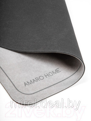 Коврик для сушки посуды Amaro Home С абсорбирующим эффектом / AH-KAFM-S/GR - фото 3 - id-p222698627