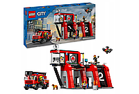 Конструктор LEGO City 60414, Пожарная станция с пожарной машиной