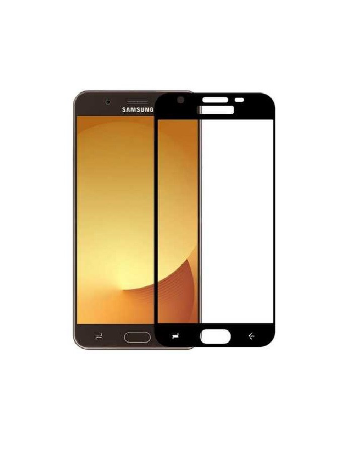 Защитное стекло Full-Screen для Samsung Galaxy J7 (2018) черный (5D-9D с полной проклейкой) - фото 2 - id-p82954728