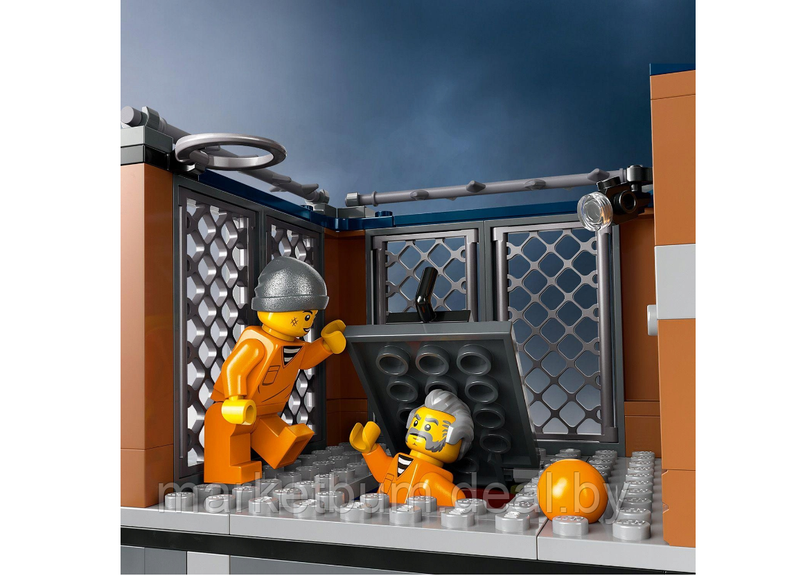 Конструктор LEGO City 60419, Остров-тюрьма - фото 8 - id-p222700558