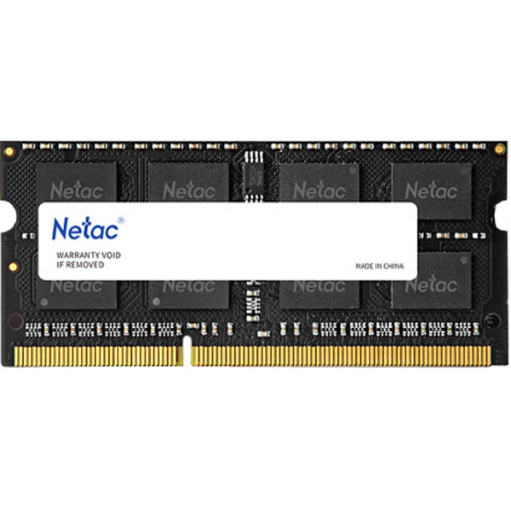 Оперативная память SO-DDR3 4GB PC-12800 Netac Basic 1.35V