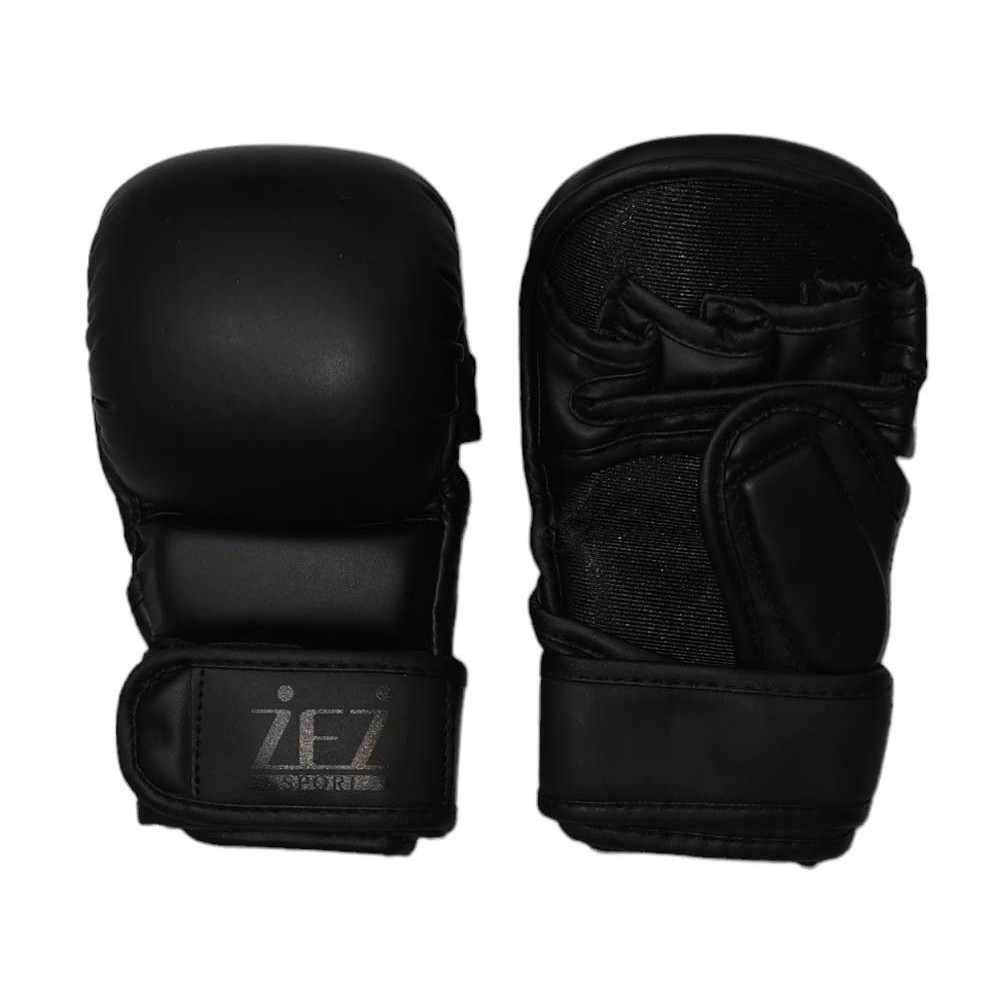 Перчатки для ММА и рукопашного боя , красно-черные ZBZ-БЧ M, Черный - фото 2 - id-p222700871