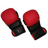 Перчатки для ММА и рукопашного боя , красно-черные ZBZ-БЧ L, Красный, фото 3