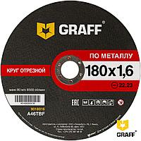 Круг отрезной по металлу 180x1,6x22,23 мм GRAFF