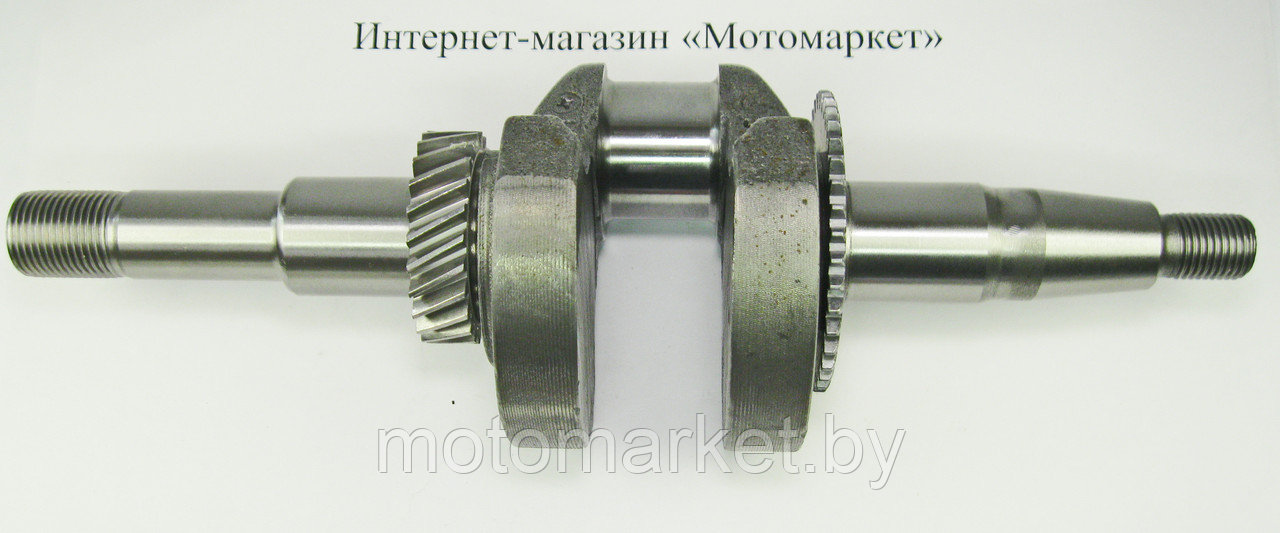 Коленвал мотопомпы 168F, 170F, GX200, GX210 (резьба 19 мм.)