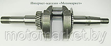 Коленвал мотопомпы 168F, 170F, GX200, GX210 (резьба 19 мм.)