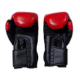 Перчатки боксёрские черно-красный,6 унций , Z116D-МСЕ- 6, фото 3