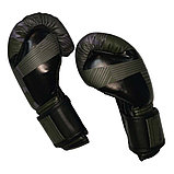 Перчатки боксёрские черно-зеленый ,6 унций , Z116D-МСЕ-6, фото 2