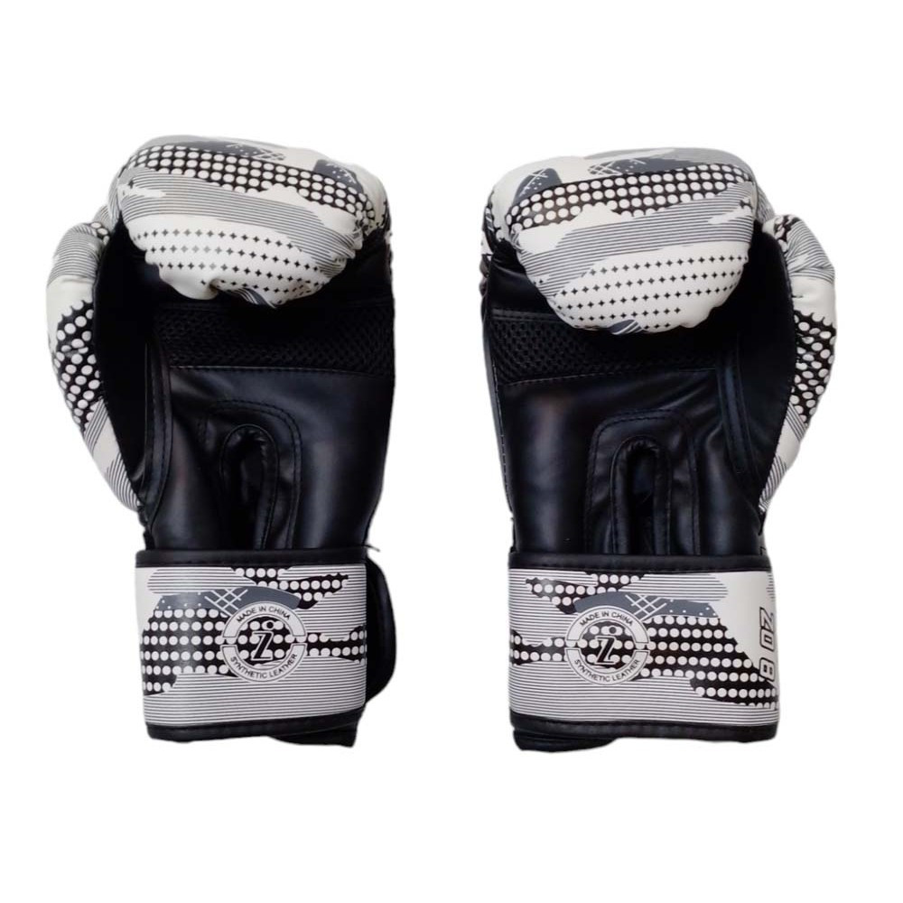 Перчатки боксёрские черно-белые ,6 унций , Z116H-МБ-6 - фото 2 - id-p222700984