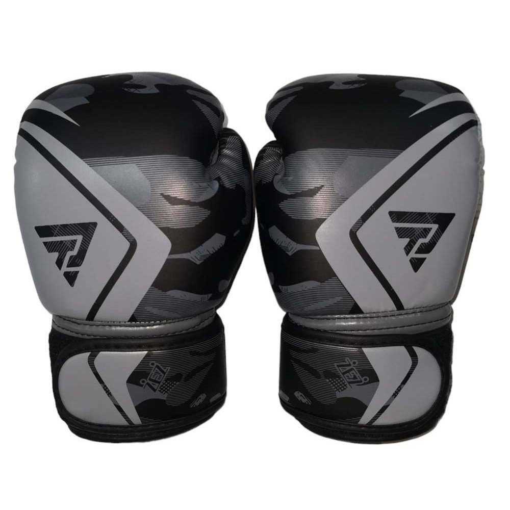 Перчатки боксёрские черно-серые ,8 унций , Z116H-МБ-8 - фото 2 - id-p222701075