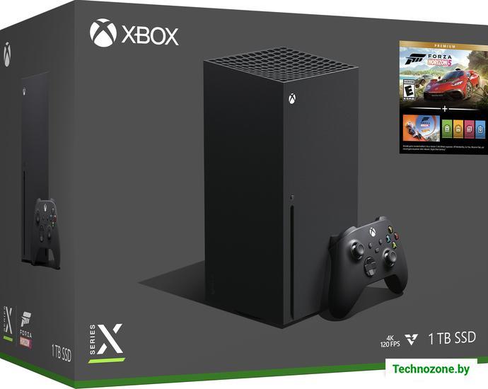 Игровая приставка Microsoft Xbox Series X + Forza Horizon 5 - фото 1 - id-p222701352
