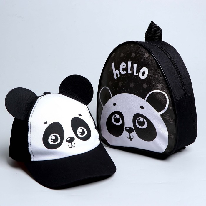 Детский набор "Панда" (рюкзак+кепка), р-р. 52-54 см - фото 7 - id-p222703129