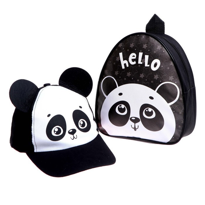 Детский набор "Панда" (рюкзак+кепка), р-р. 52-54 см - фото 8 - id-p222703129