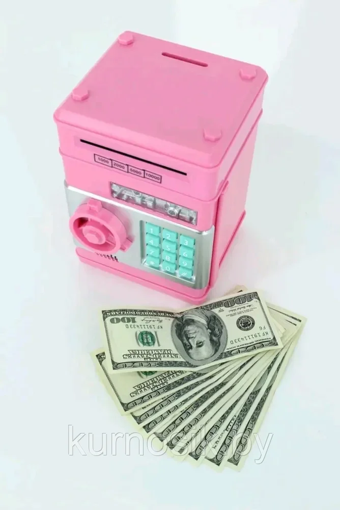 Интерактивная копилка сейф-банкомат с купюроприемником, 88463 - фото 5 - id-p222704626