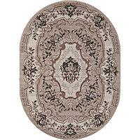 Ковёр овальный Gavana d017, размер 80x150 см, цвет beige