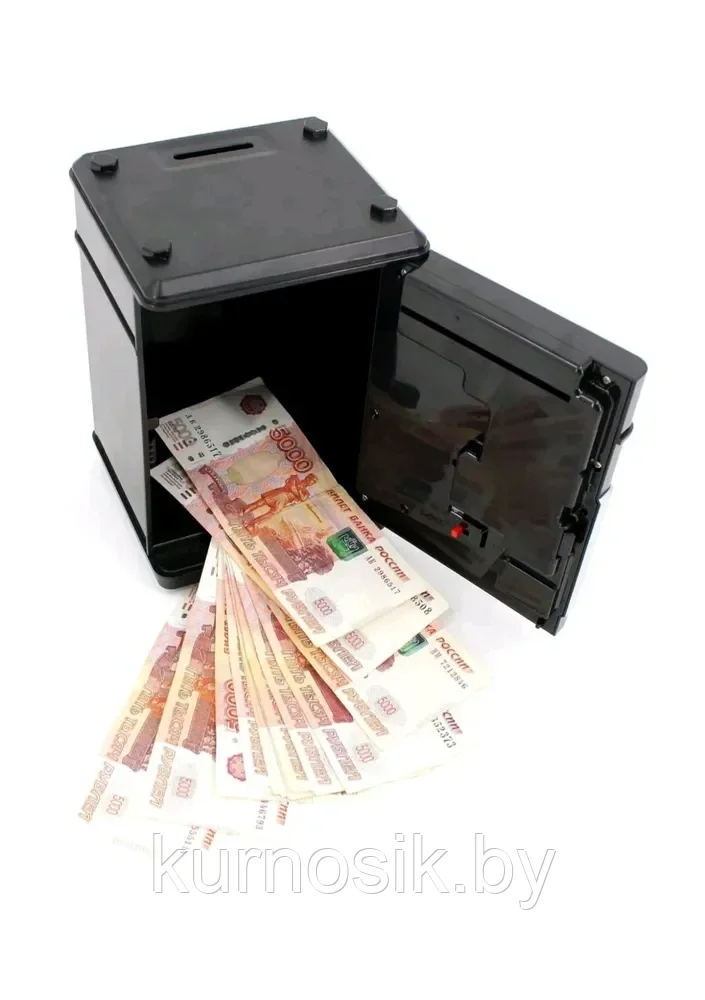 Интерактивная копилка сейф-банкомат с купюроприемником, 88463 - фото 5 - id-p222704883