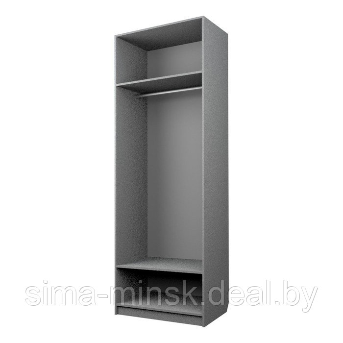 Шкаф 2-х дверный «Экон», 800×520×2300 мм, штанга, цвет ясень анкор светлый - фото 2 - id-p222704288