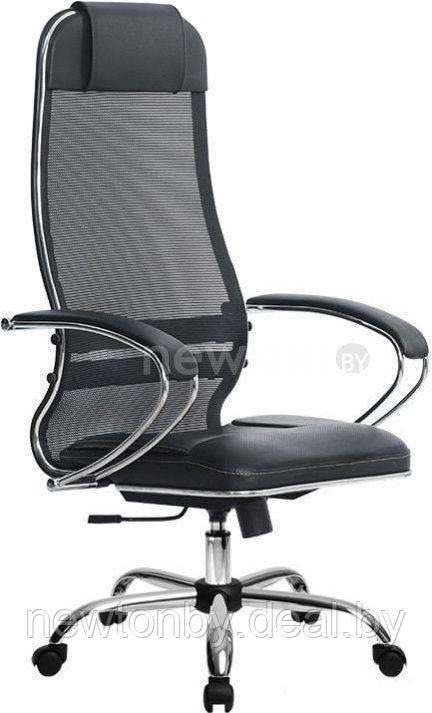 Кресло Metta SU-1-BK Комплект 5, Ch ов/сечен (пластиковые ролики, черный) - фото 1 - id-p222707387