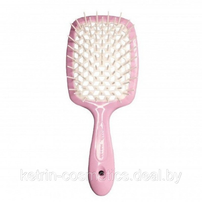 Расческа для волос Janeke Superbrush The Original Italian Patent Pink (нежно-розовая) - фото 1 - id-p136980165