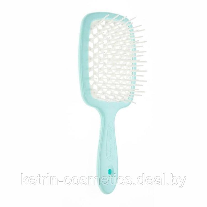 Расческа для волос Janeke Superbrush The Original Italian Patent Blue (бирюзовая) - фото 1 - id-p131296696