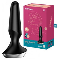 Анальная вибропробка Satisfyer Plug-ilicious 2 черный