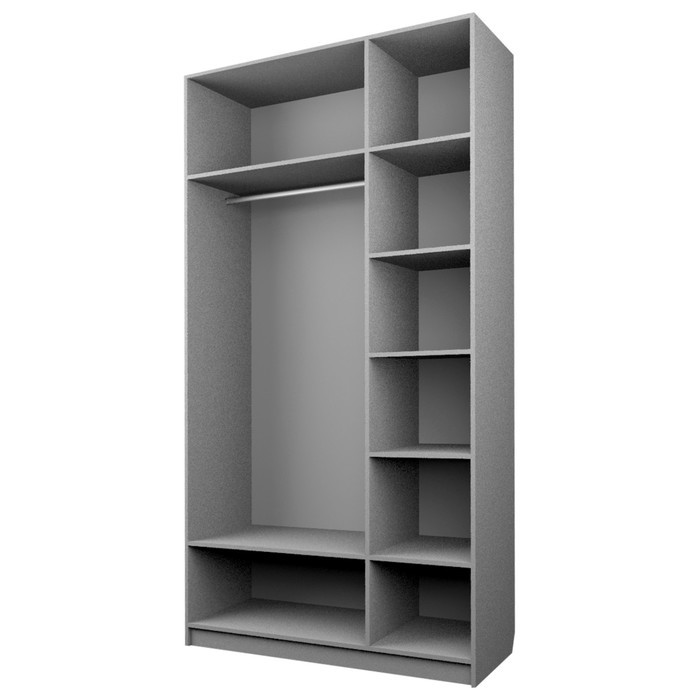 Шкаф 3-х дверный «Экон», 1200×520×2300 мм, 1 зеркало, цвет венге - фото 2 - id-p222707184
