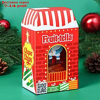 Новогодний подарок с кондитерскими изделиями Chupa Chups, Fruittella и Meller, 274 г