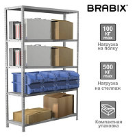 Стеллаж металлический Brabix MS KD-200/50-5 (S240BR245502)