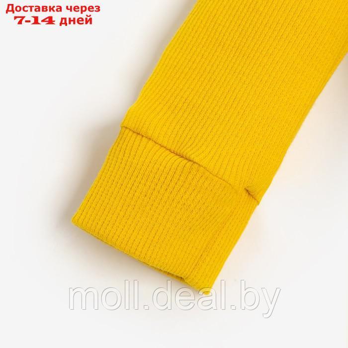 Боди-водолазка детская MINAKU, цвет жёлтый, рост 74-80 см - фото 6 - id-p222681917