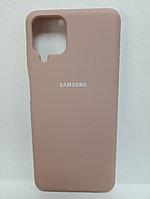 Чехол Samsung A12 /M12/F12 Soft Touch бежевый