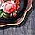 Поднос жостовский "Цветы", с авторской росписью, D=21 см, фото 2