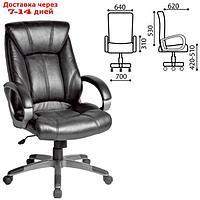Кресло офисное BRABIX Maestro EX-506, экокожа, чёрное