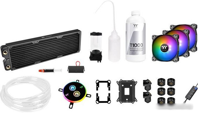 Модульная система жидкостного охлаждения Thermaltake Pacific C360 DDC Soft Tube Water Cooling Kit - фото 1 - id-p222708702