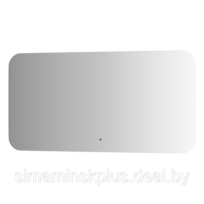 Зеркало с LED-подсветкой 28 Вт, 100x50 см, ИК - выключатель, нейтральный белый свет - фото 1 - id-p222710678
