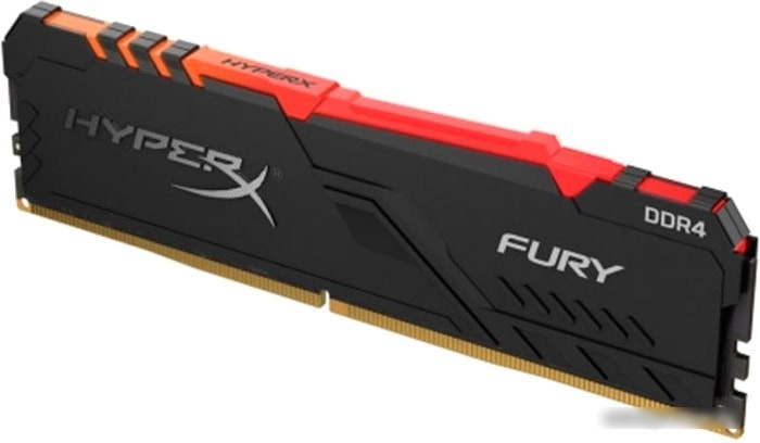 Оперативная память HyperX Fury RGB 16GB DDR4 PC4-25600 HX432C16FB4A/16 - фото 2 - id-p222708843