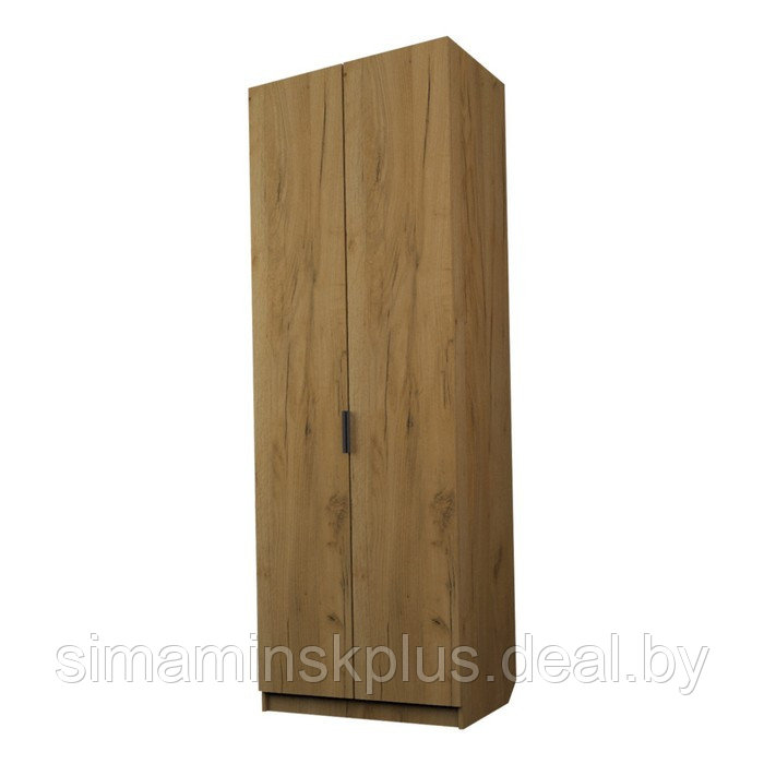 Шкаф 2-х дверный «Экон», 800×520×2300 мм, штанга, цвет дуб крафт золотой - фото 1 - id-p222710270