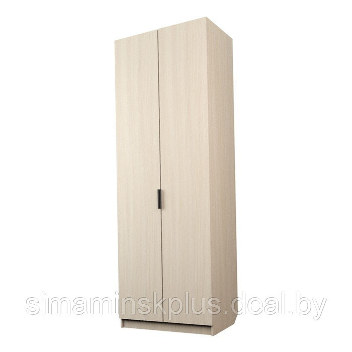 Шкаф 2-х дверный «Экон», 800×520×2300 мм, штанга и полки, цвет дуб молочный - фото 1 - id-p222710295
