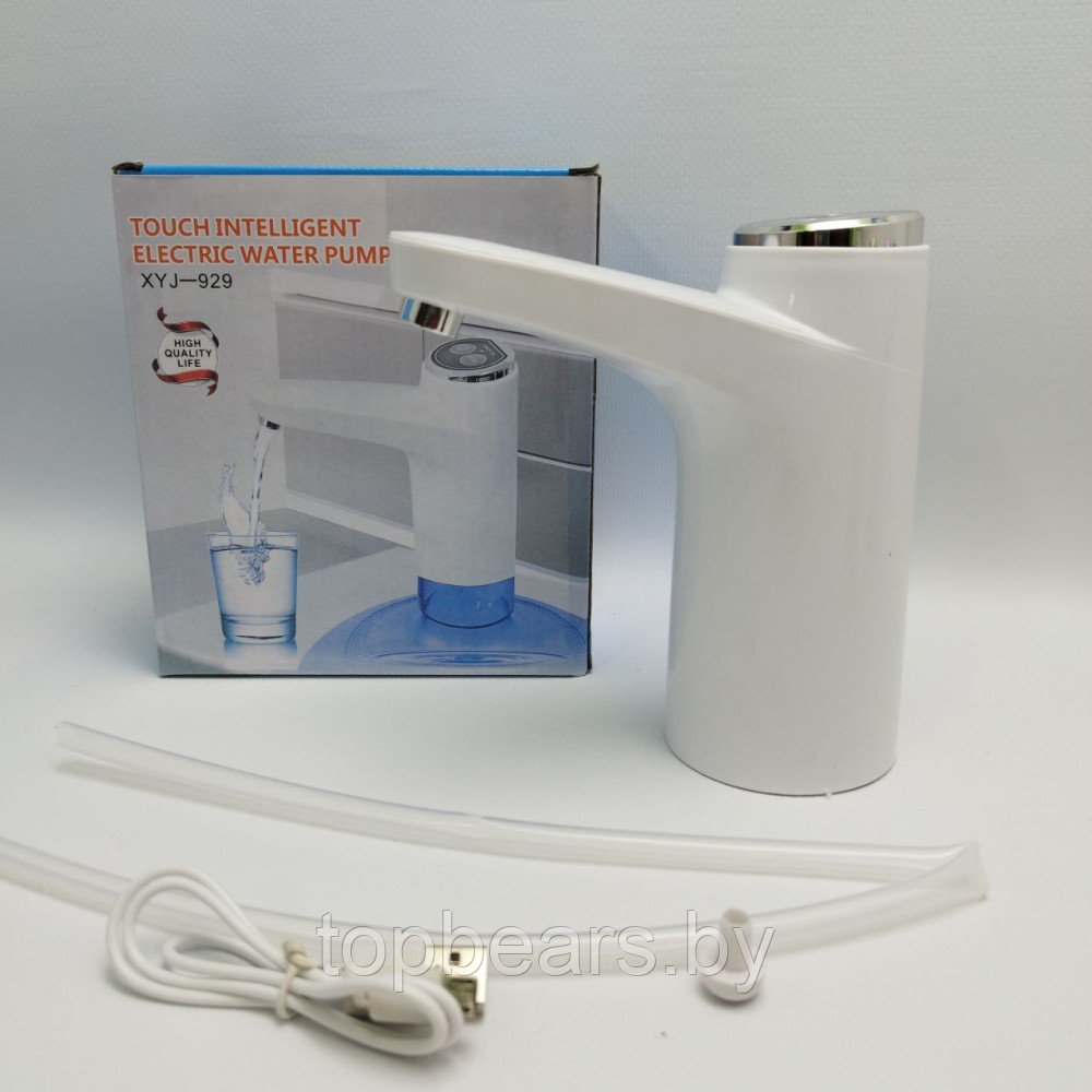 Помпа для воды электрическая Touch intelligent electric water pump XYJ-929 (2 режима работы, 1200 mAh) Белый - фото 3 - id-p222713418